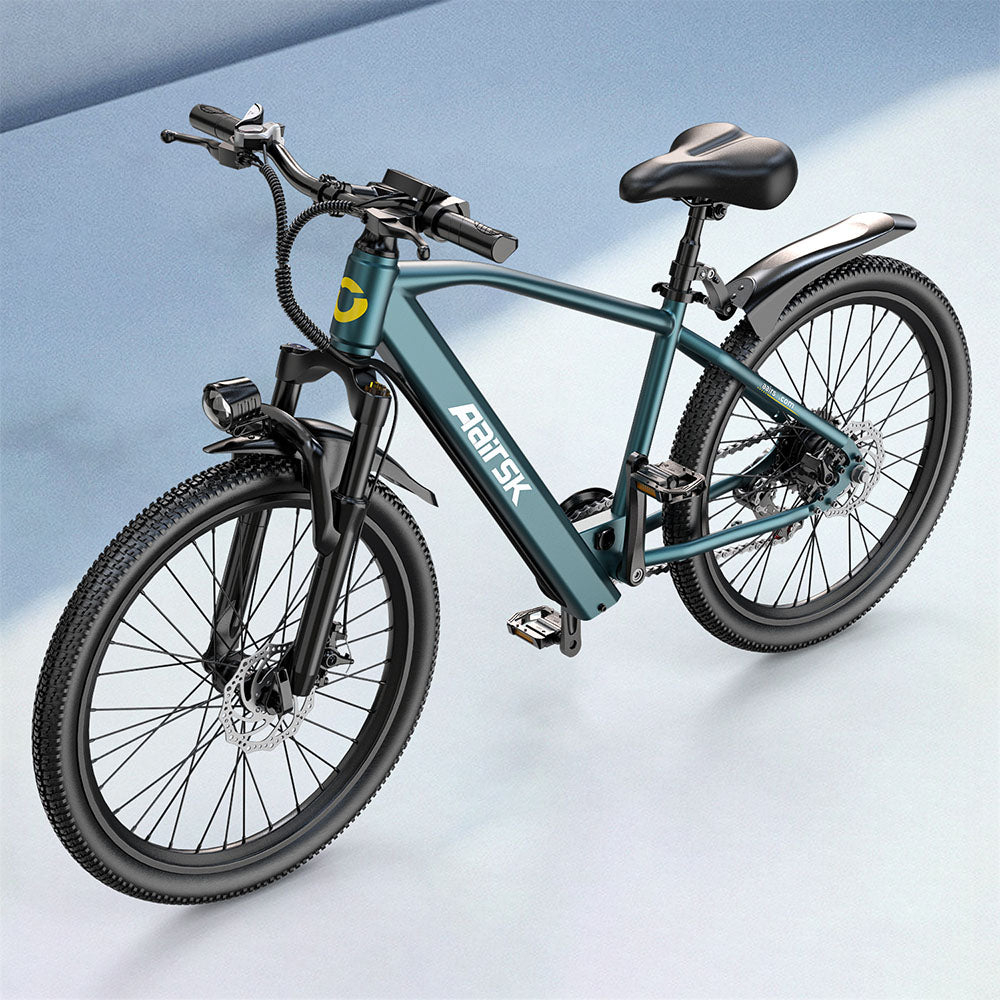 Aairsk GT900 24"/26" Electric Bike 748W(Peak) Motor, 36V 13AH Battery, Dual Suspension, Ideal for City and Trail Rides
