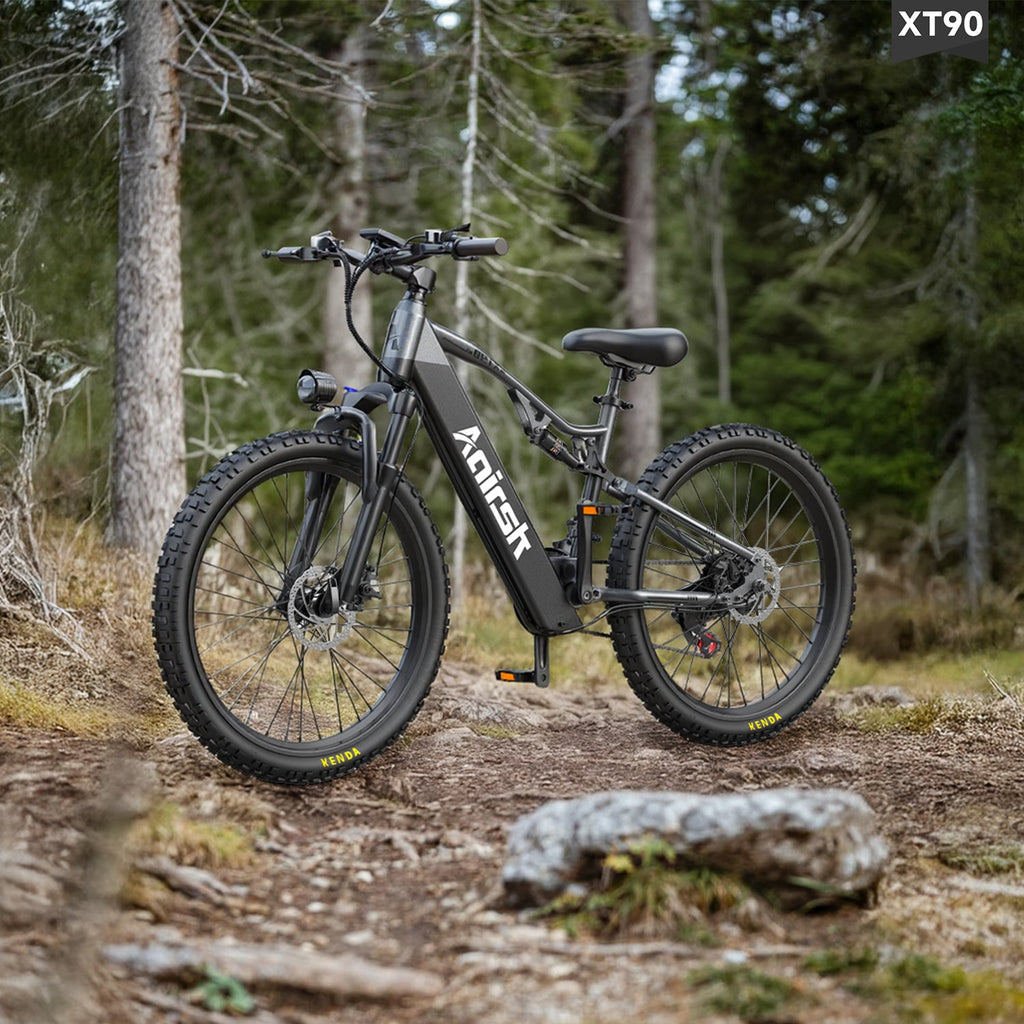 Aairsk XT90 26" Elcykel med Fuld Affjedring Peek 1500W Motor 28MPH Elcykel til Voksne