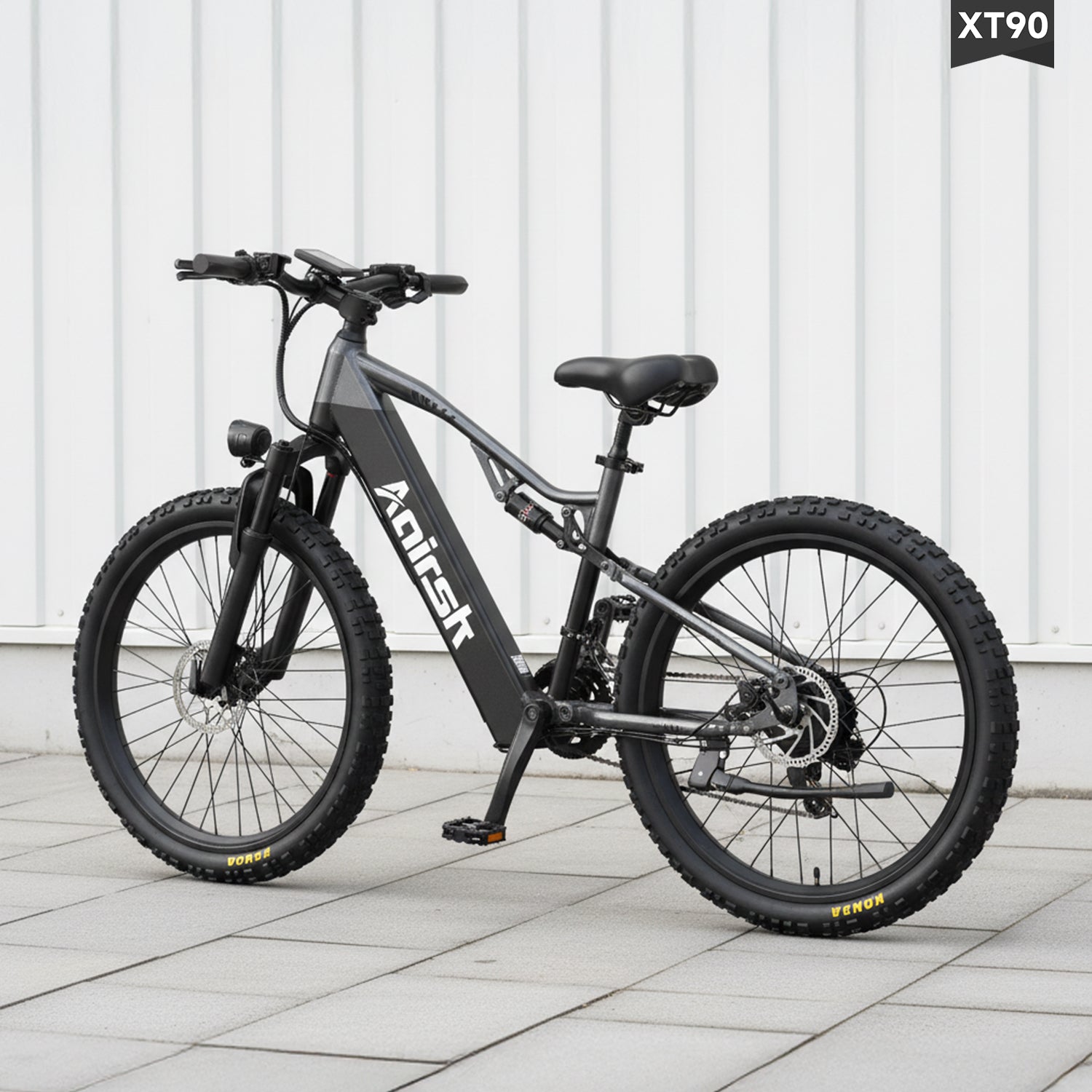 Aairsk XT90 26" Elcykel med Fuld Affjedring Peek 1500W Motor 28MPH Elcykel til Voksne