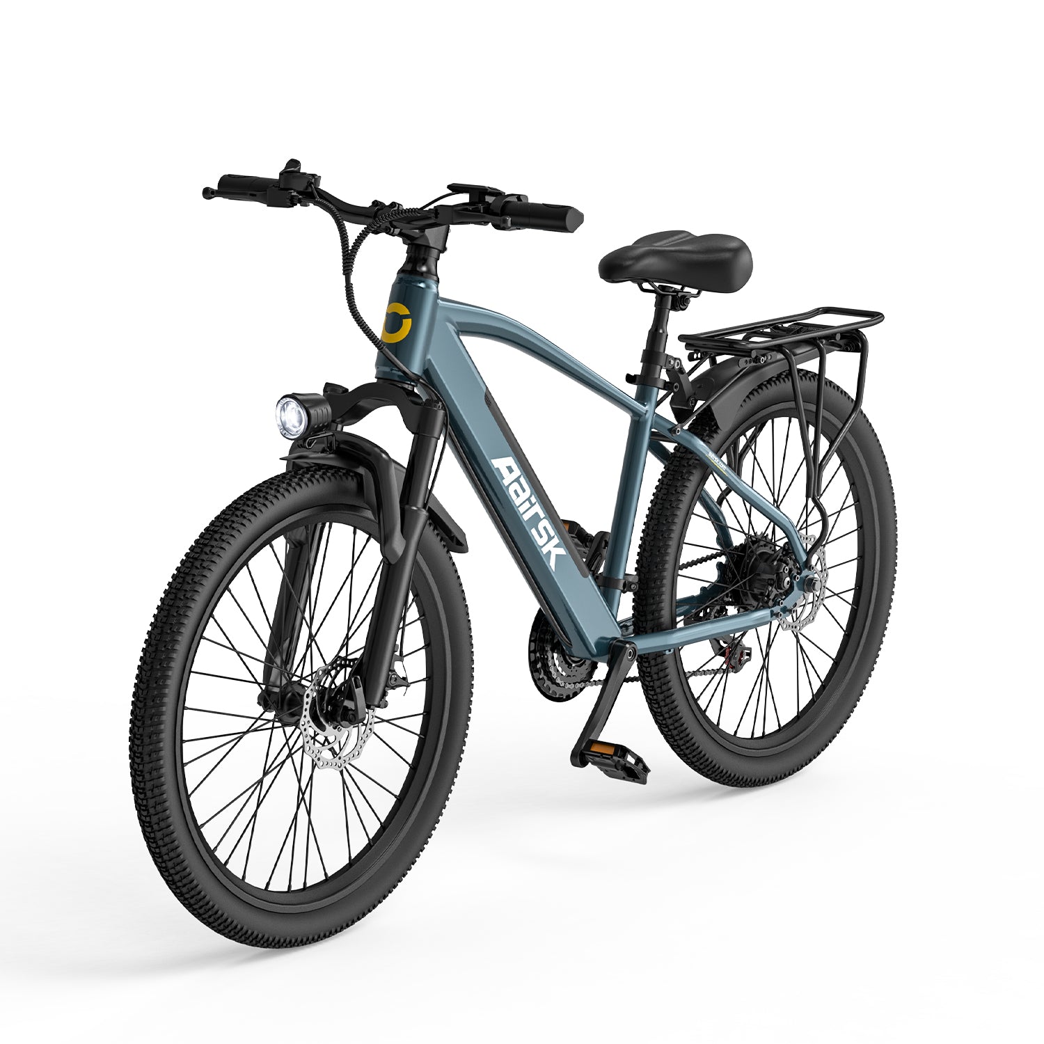 Aairsk S800 26" Electric Bike 750W(Peak) Motor, Removable 36V 13AH Battery, Dual Suspension, Ideal for City and Trail Rides