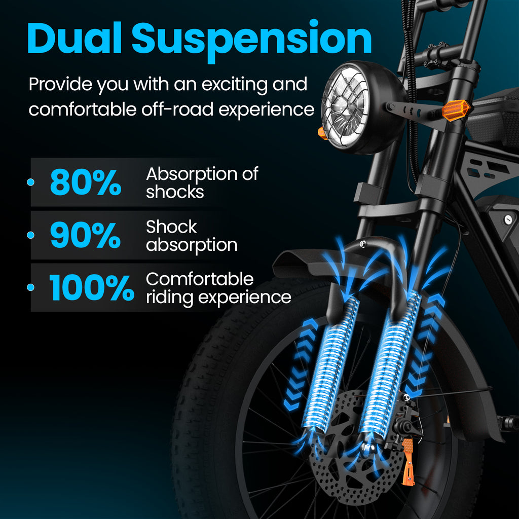 Aairsk X5 20" Electric City EBike for Adults, Fat Tire Ebike, 250W High Speed Brushless  Motor, Removable 48V 15Ah Battery, Shimano 7-Speed, LCD Display with Card Access, Complimentary accessories