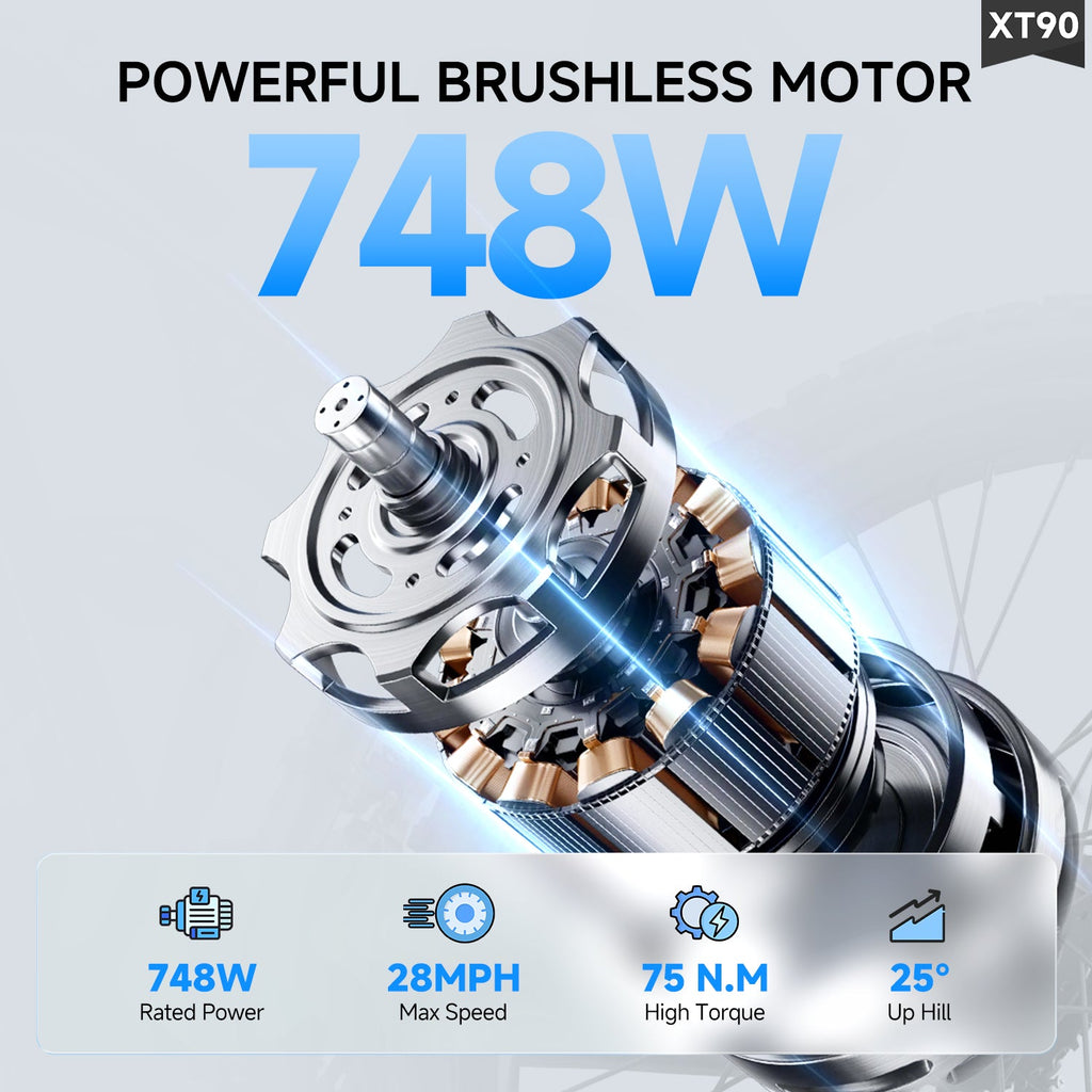 Aairsk XT90 26" Elcykel med Fuld Affjedring Peek 1500W Motor 28MPH Elcykel til Voksne