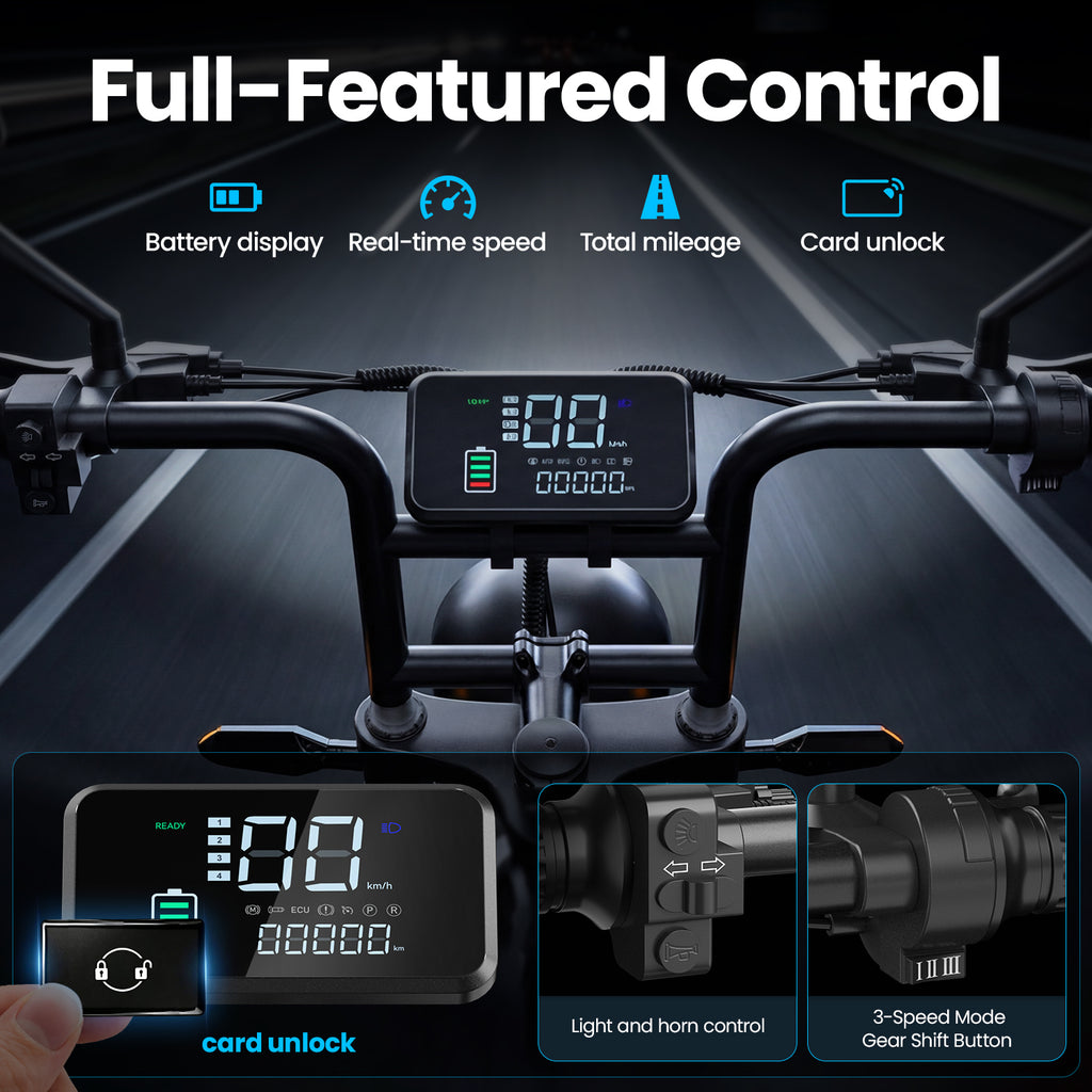 Aairsk X5 20" Electric City EBike for Adults, Fat Tire Ebike, 250W High Speed Brushless  Motor, Removable 48V 15Ah Battery, Shimano 7-Speed, LCD Display with Card Access, Complimentary accessories