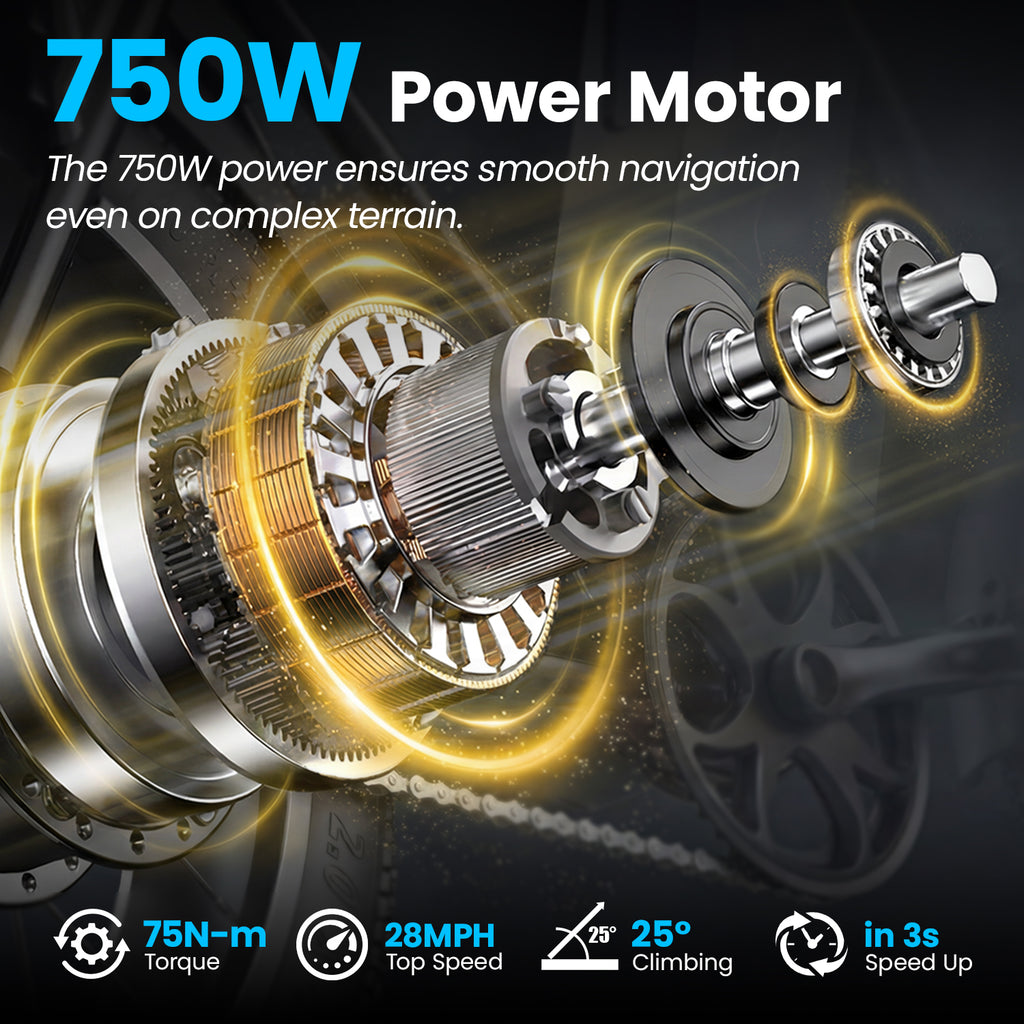 Aairsk X5 20" Electric City EBike for Adults, Fat Tire Ebike, 250W High Speed Brushless  Motor, Removable 48V 15Ah Battery, Shimano 7-Speed, LCD Display with Card Access, Complimentary accessories